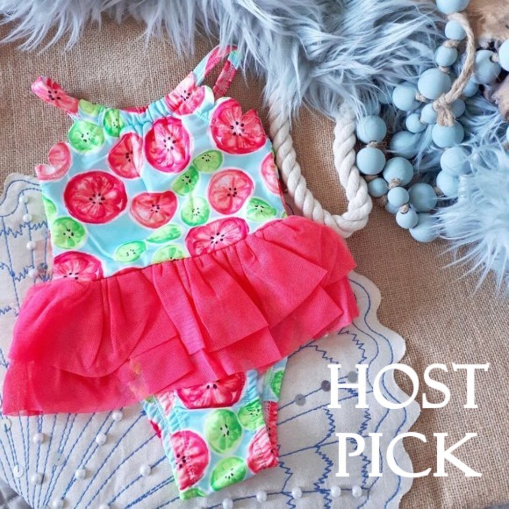 NWT Penelope Mack fruit print one piece swimsuit